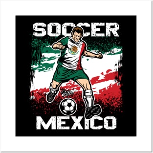 Mexico Futbol Soccer Posters and Art